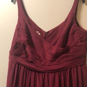 Cranberry Bridesmaid Dress